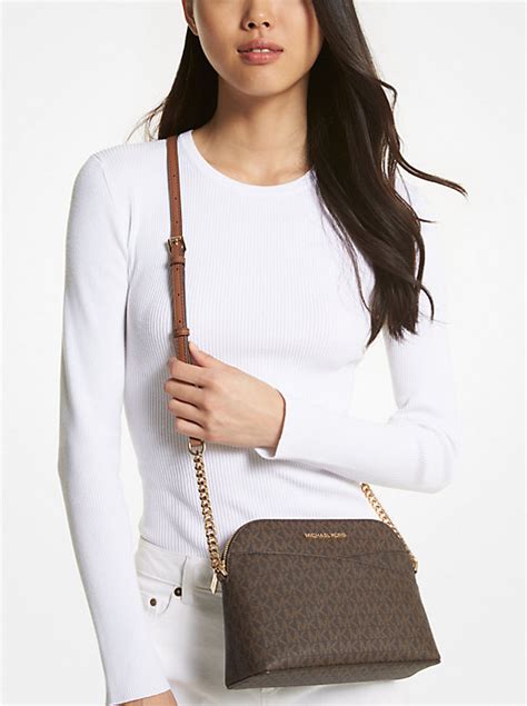 silver michael kors raspberry crossbody bag|Michael Kors cross over bag.